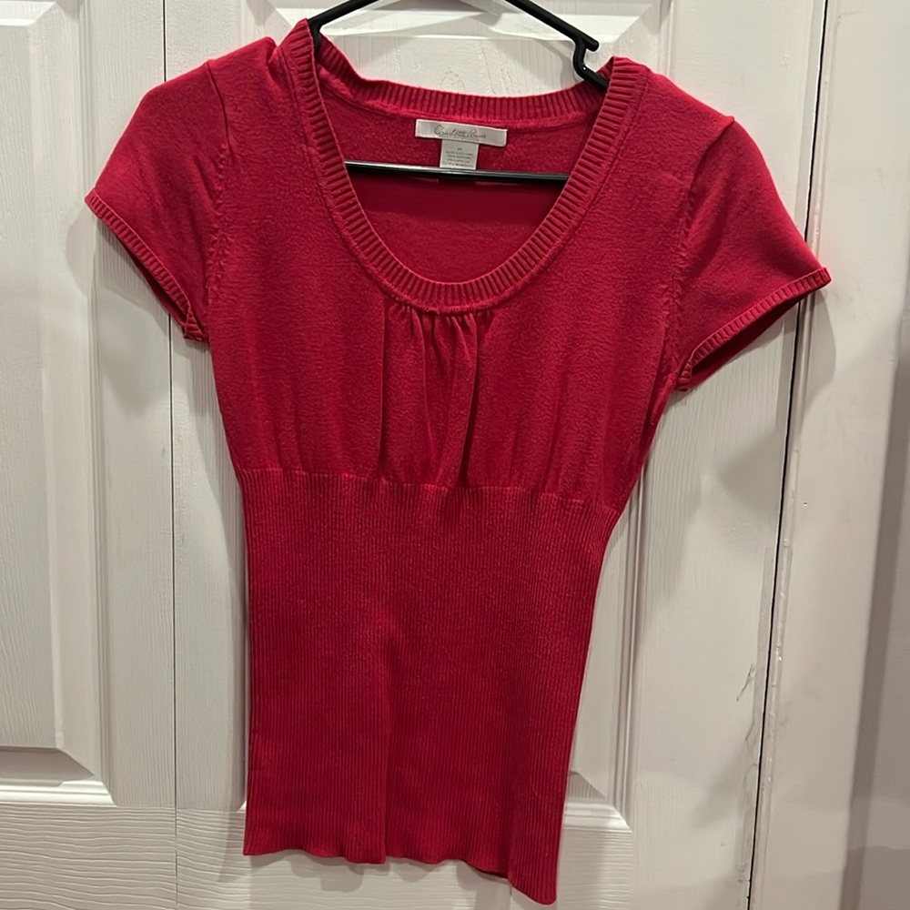 Charlotte Russe women top. Fuchsia color.